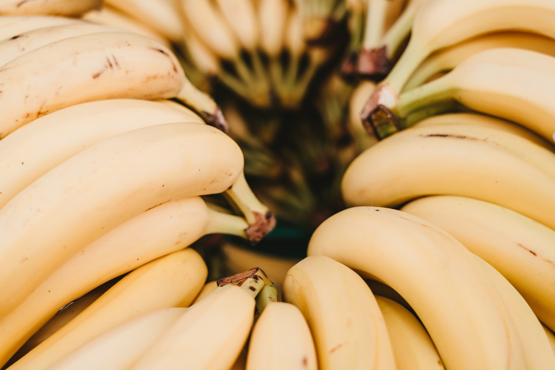 Banana - pile of yellow banana fruits