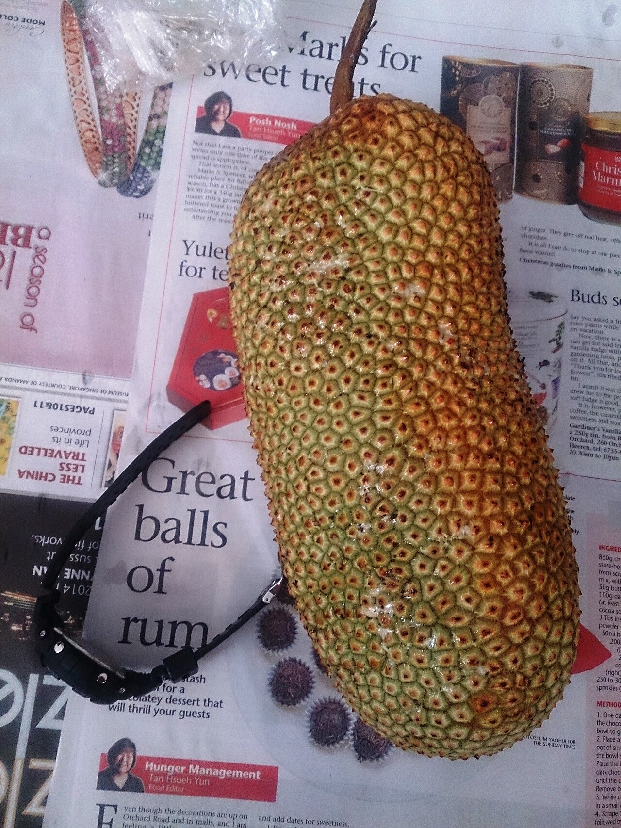 Cempedak - Cempedak is a close relative of the jackfruit.